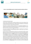 Tema 11. Generalidades sobre la relación personal sanitario