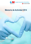 Memoria HUIE 20148,2 MB - Hospital Universitario Infanta Elena