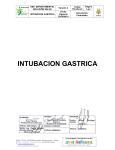 intubacion gastrica - ESE Departamental del Meta Solución Salud