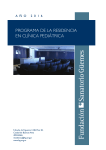 PROGRAMA DE LA RESIDENCIA EN CLÍNICA PEDIÁTRICA