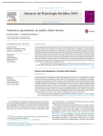 Tabla - Anuario de Psicología Jurídica