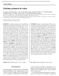 Linfoma primario de colon - Revista de Gastroenterología de México