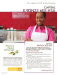 bronze 60b hsa - Western Health Advantage