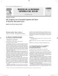 Descarge el documento PDF - Revista de la Sociedad Española del