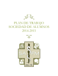 plan de trabajo sociedad de alumnos 2014-2015