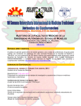 VII Semana Universitaria Internacional de Medicina Tradicional, 2013