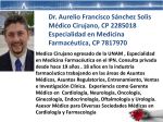 Dr Aurelio Sánchez: Bioequivalencia en Uso de Genéricos
