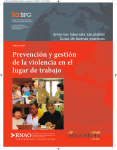 Prevención y gestión de la violencia en el lugar de trabajo
