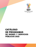 catálogo de programas - Servicios de Salud de Yucatán