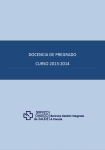 docencia de pregrado curso 2013-2014