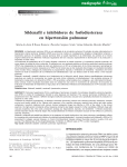 Sildenafil e inhibidores de fosfodiesterasa en hipertensión