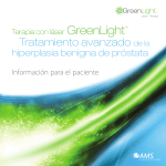 GreenLight™ Patient Education Brochure – Spanish