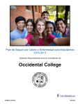 Occidental College - Student Health Insurance