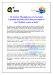 El Instituto Mundipharma y la Sociedad Española del Dolor (SED