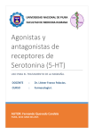 Agonistas y antagonistas de receptores de Serotonina (5-HT)