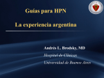 Guías para HPN La experiencia argentina