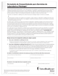 Formulario de Consentimiento para Servicios de Laboratorio y
