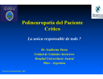 Polineuropatía del paciente crítico