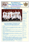 Programa de la Candidatura Médicos de Madrid 2016 al ICOMeM.