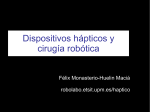 Dispositivos hápticos y cirugía robótica