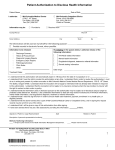 Patient Authorization to Disclose Health Information - Mid