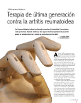 Terapia de última generación contra la artritis reumatoidea