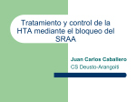Tratamiento y control de la HTA mediante el bloqueo del SRAA