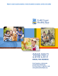 Manual para Miembros - Gold Coast Health Plan