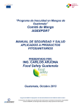 Comité de Mango AGEXPORT ING. CARLOS ARJONA Food Safety