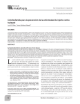 Artículo de revisión Ciclofosfamida para la prevención de la