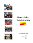 Plan de Salud Peñalolén 2014 - Corporación Municipal de Peñalolén