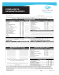 formulario de información medica