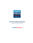 Cuenta Pública Participativa Servicio de Salud Talcahuano 2015