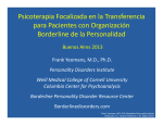 TFP para pacientes con Organización Borderline de