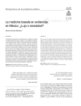 edigraphic.com La medicina basada en evidencias en México