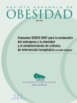 Consenso SEEDO 2007 para la evaluación del sobrepeso y la