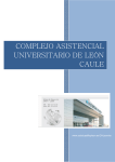 COMPLEJO ASISTENCIAL UNIVERSITARIO DE LEÓN CAULE