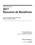 2017 Summary of Benefits Solano County - Spanish
