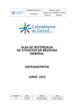 osteoartritis - Colombiana de Salud