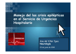 Actualización en el manejo de las crisis epilépticas en urgenciashot!
