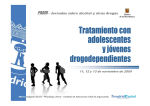 Tratamiento con adolescentes y jóvenes drogodependientes