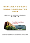 Plan Acogida MIR - Complejo Hospitalario Universitario de Albacete