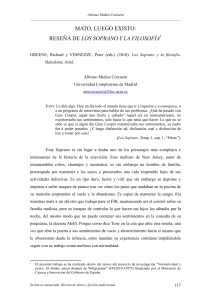los soprano y la filosofía - Universidad Complutense de Madrid