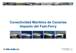 Conectividad Marítima de Canarias Impacto del Fast-Ferry