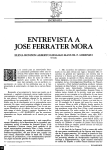 José Ferrater Mora - Fundación Gustavo Bueno