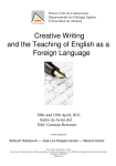 Creative Writing and the Teaching of English as a Foreign Language