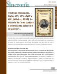 Poetisas mexicanas. Siglos XVI, XVII, XVIII y XIX. (México, 1893). La