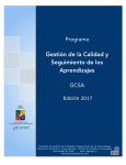 Información Programa GCSA - Facultad de Filosofía y Humanidades