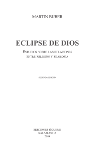 eclipse de dios - Ediciones Sígueme