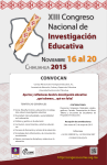 XIII Congreso Nacional de Investigación Educativa